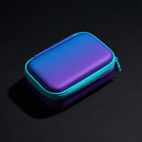 Étui de rangement portable pour appareils électroniques en EVA rigide, écologique, antichoc, étanche, ajustement parfait, fermeture éclair, couleur personnalisée