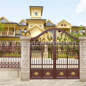 Portail en fer forgé <span class=keywords><strong>de</strong></span> luxe utilisé dans la <span class=keywords><strong>d</strong></span>écoration extérieure des maisons, des jardins, des villas en provenance <span class=keywords><strong>de</strong></span> Chine - Product Image 3