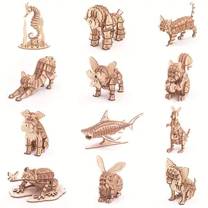 2023 Hot Sell Sea Horse Designer Charms Puzzle Making Products Novels for Diy Wooden Wholesale for Adults and Children 3D Unisex