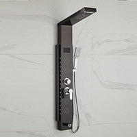Vendita calda 2022 nuovo design bagno a parete in acciaio inox colonna a cascata set pannelli doccia a torre
