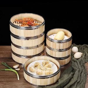Cuiseur vapeur pour raviolis, idli, asperges, légumes secs, couscous, 12 plateaux, cuiseur à riz profond, 3 couches, mantu - Product Image 4