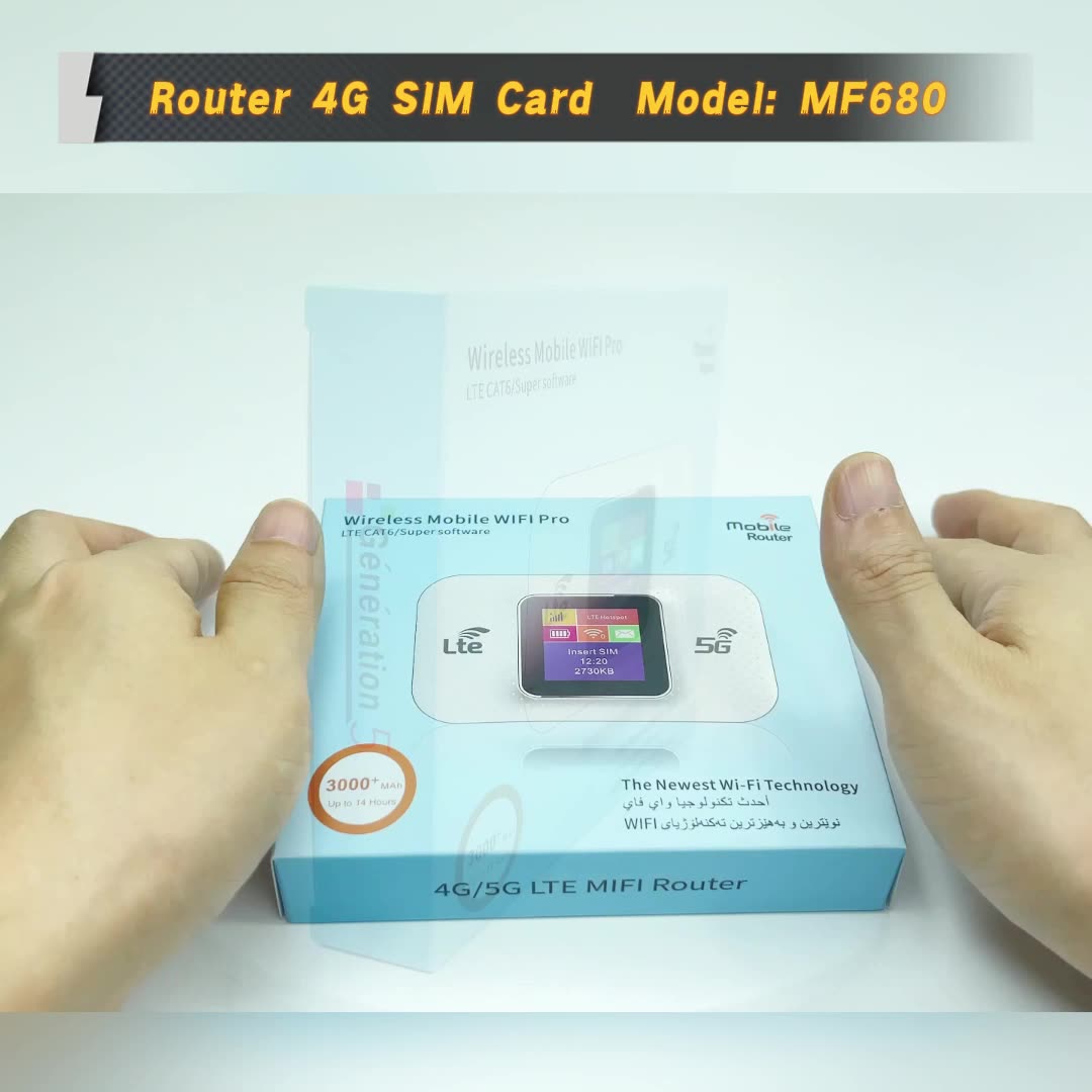 MF680 Wifi Router 150 Mbps Wireless WiF Portable Routing Typ