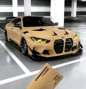 Film de protection de peinture automobile de haute qualité en TPU <span class=keywords><strong>Dune</strong></span> Light Yellow, film PET auto-cicatrisant thermique, anti-rayures, hydrophobe - Product Image 1