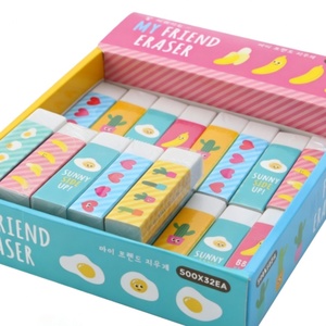 Lot de gommes à effacer adorables et énergisantes en TPR et caoutchouc, écologiques, pour fournitures scolaires, prix et cadeaux - Offre spéciale - Product Image 2