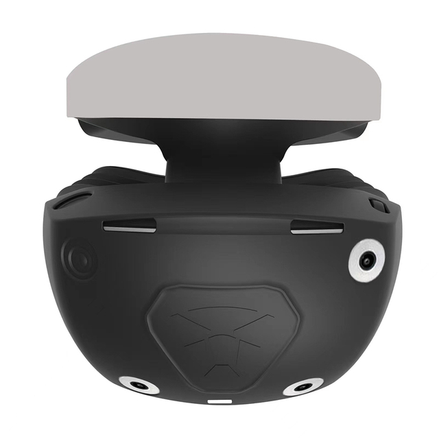 VR Cover Playstation VR2 Accessories with VR Silicone Face Cover and VR Shell Protective Cover for PSVR2