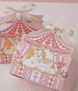Scatola Regalo a Tema Circo dei Cartoni Animati con Piccoli Pony, Ideale <span class=keywords><strong>per</strong></span> il Primo <span class=keywords><strong>Compleanno</strong></span> del Bambino - Product Image 4
