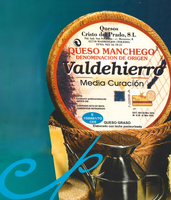 Nouvelle Tendance 2026 : Valdehierro D.O. de Haute Qualité Fromage dur Manchego 3,2 kg, pasteurisé, prêt à consommer, sac en vrac, boîte, fermenté