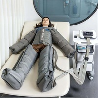 Appareil de pressothérapie médical CE MDR professionnel à 6 cavités, masseur à pression d'air, combinaison de compression corporelle complète, machine de drainage lymphatique