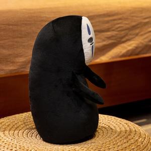 Peluche Kaonashi de Spirited Away par Hayao <span class=keywords><strong>Miyazaki</strong></span>, <span class=keywords><strong>personnage</strong></span> d'anime, jouet en peluche, cadeau idéal avec du coton PP, poupée anti-stress - Product Image 6
