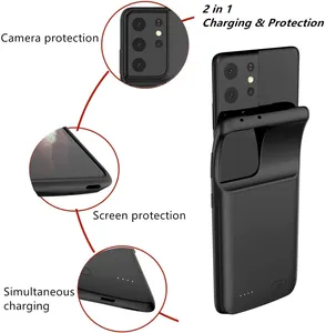 <span class=keywords><strong>Funda</strong></span> de batería para Samsung Galaxy S24 S23 S21 Plus <span class=keywords><strong>S22</strong></span> <span class=keywords><strong>Ultra</strong></span>, <span class=keywords><strong>funda</strong></span> de <span class=keywords><strong>cargador</strong></span> de batería, <span class=keywords><strong>funda</strong></span> de teléfono para Samsung S24 + <span class=keywords><strong>Ultra</strong></span> Power Bank - Product Image 3