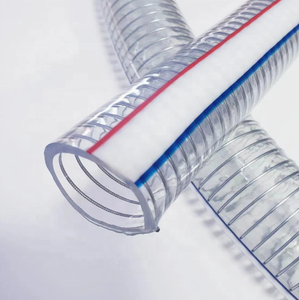 <span class=keywords><strong>Manguera</strong></span> de succión transparente de PVC reforzada con alambre de acero en espiral para <span class=keywords><strong>manguera</strong></span> flexible de succión de PVC con alambre de acero en espiral - Product Image 1