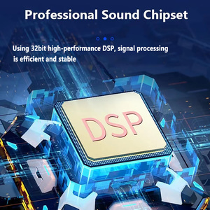 Interfaz de Audio Podcast profesional, tarjeta de sonido, grabación de canciones K, múltiples modos de ecualización - Product Image 4