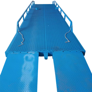 ทางลาดไฮดรอลิกสำหรับขนถ่ายตู้คอนเทนเนอร์ของแท่นบรรทุกรถยกพร้อมสะพานขึ้นเครื่องเคลื่อนที่ - Product Image 4