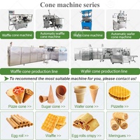 Machine industrielle automatique pour mini-gaufres, beignets, gaufrettes, pizzas, biscuits et cornets de crème glacée - Prix