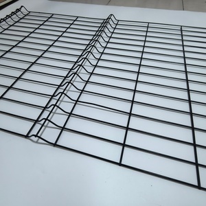 Recinzione da Giardino 3D Decorativa <span class=keywords><strong>Verde</strong></span> Scuro Verniciata a Polvere, Altezza 1,83m, Recinzione in Filo Curvo 3D per Ville Residenziali, Parchi e Scuole - Product Image 6