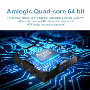 Android 11.0 X96 MAX Plus Ultra Amlogic S905X4 4G 32G Quad Core 2.4 y 5G Dual Wifi Smart TV Box - Product Image 6