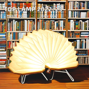 Lampada Ricaricabile Portatile Pieghevole con Motivi Floreali Impressionisti Dipinti a Mano per Visitatori di Musei - Product Image 1