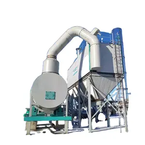 In Tanzania Large capacity digital Marble powder dryer Hot Air Three Cylinder Sand Rotary Dryer