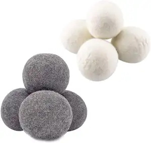 Dryer Balls for Laundry Washing Machine Best Selling Products 2020 New in Usa Private Label Organic Wool Black Trending