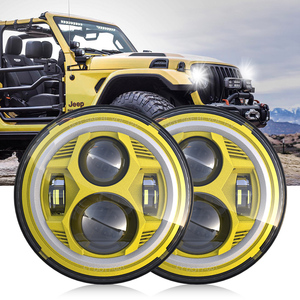 Faros Delanteros Redondos LED Halo de 7 Pulgadas con Certificación DOT E9 para Motocicleta Thar - Product Image 3