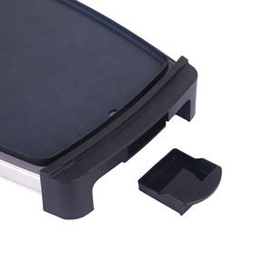 Sartén antiadherente para parrilla de <span class=keywords><strong>barbacoa</strong></span> eléctrica directa de fábrica para fiestas familiares al aire libre enchufe de EE. UU. Control de idioma francés para uso doméstico - Product Image 4