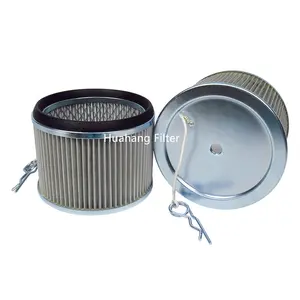 High efficiency pleated Anti static polyester fabric industrial cylindrical air filter for dust collection