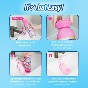 Limpiador de drenaje de espuma floral de 400ml para fregaderos de cocina y inodoro-Perfumado fresco - Product Image 6