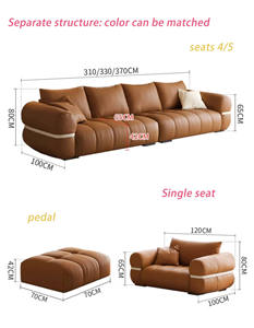 Juego de Sofás Modernos Minimalistas de <span class=keywords><strong>2</strong></span> Plazas para Sala de Estar al Por Mayor al <span class=keywords><strong>Mejor</strong></span> <span class=keywords><strong>Precio</strong></span> - Product Image 4