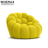 Ensemble de canapés WISEMAX pour salon moderne, canapé incurvé en forme de bulle, couleur personnalisable, ensemble de fauteuils de détente, ensemble de canapés
