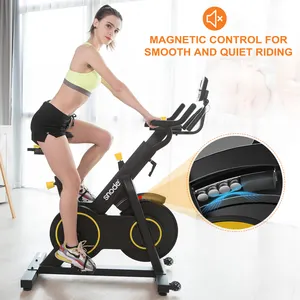 Snode S9 High Quality Spinning Bike With Stainless Steel Seat And Adjustable Magnetic Suspension Control Magnetic Exercise Bike