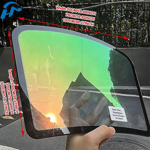 Coloré caméléon Aurora vert PET teinte solaire <span class=keywords><strong>Film</strong></span> de Protection de pare-brise 64% VLT voiture avant fenêtre arrière Anti-UV isolation thermique - Product Image 3