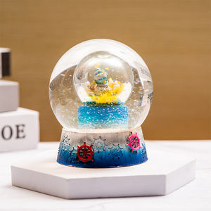 Animal marin 3D personnalisé souvenir animal de l'océan en résine poisson tortue poisson <span class=keywords><strong>Clown</strong></span> hawaïen/mexicain/Bahamas plage eau boule à neige - Product Image 5