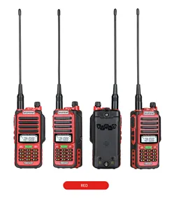 Baofeng UV-98PRO วิทยุแฮมคู่ IP67 กันน้ําเครื่องส่งรับวิทยุ 5KM วิ่ง UHF VHF มือถือ Woki Toki