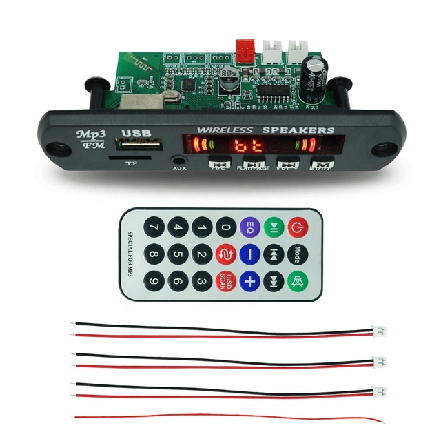 Amplifier Audio Decoder Wireless BT Blue Tooth Module 12V MP3  DC 5V-32V 2x15W