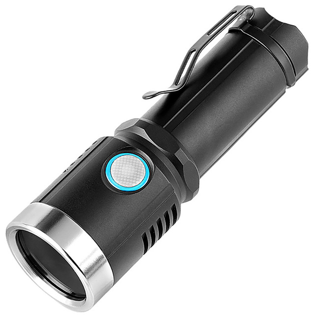 Ultraviolet Flashlight Black Filter Lens 365NM UV Flashlight Blacklight USB Charging Black Light for Pet Stains Mineral Scorpion