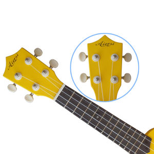 Beginner Ukelele Houten Gitaar Sopraan 21 Inch Gele China Fabriek Wholeprice Hoge Kwaliteit Voor Volwassen Kinderen Uke Kleurrijk - Product Image 6