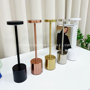 Cross-border bar table decoration ambient <b>light</b> Nordic decorative creative <b>LED</b> night <b>light</b> rechargeable <b>touch</b> I-shaped table - Product Image 6