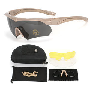 משקפי שמש טקטיים לספורט בחוץ, משקפי מגן לצילום חי, ציוד צלפים, סקי, טיולים רגליים, רכיבה, משקפי מגן מפני זעזועים, משקפי אופנוע - Product Image 5