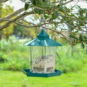 Nouvelle mangeoire à oiseaux d'extérieur suspendue, résistante à la pluie, pour petits oiseaux, alimentation automatique, personnalisable - Product Image 5