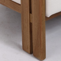 Vente en gros d'usine Mobilier d'extérieur Fauteuil de canapé en bois massif pour événement monoplace souple pour fête de mariage