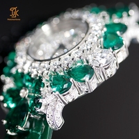 Sanyin Montre de luxe personnalisée Moissanite avec diamants Montres en zircone Montres à quartz d'élégance design pour femmes
