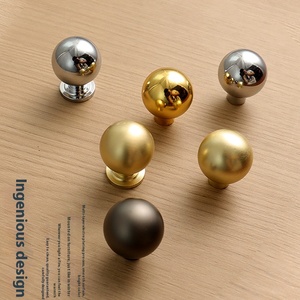 Pháp phong cách hiện đại phòng khách lỗ duy nhất cửa tủ xử lý kim loại nhỏ bóng phần cứng cho ngăn kéo tủ tủ quần áo Door Knob - Product Image 3