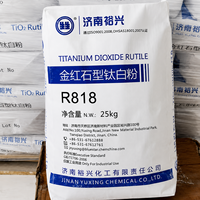 Dióxido de Titanio Rutilo TiO2 en Polvo R-818, Material Nano TiO2, 98% de Pureza, Alto Brillo, Buena Resistencia a la Intemperie para Recubrimientos de Pintura