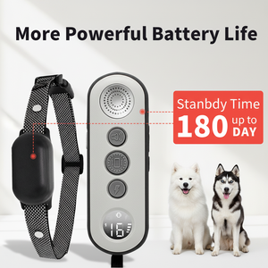 <span class=keywords><strong>Collier</strong></span> de dressage électrique portable professionnel en plastique PC et caoutchouc, étanche, pour chiens, anti-aboiement, <span class=keywords><strong>collier</strong></span> de choc avec télécommande - Product Image 1