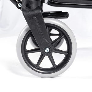 Kursi roda Walker motor kuat, kursi roda listrik ringan dapat dilipat 8 roda dapat disesuaikan kapasitas besar - Product Image 4