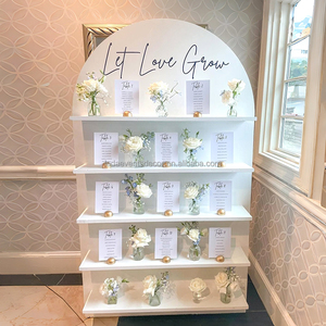 LEDA Table Card Seating Chart Shelf Backdrop Stand Champagne Wall <strong>Arch</strong> for <strong>Wedding</strong> Events Party <strong>Decoration</strong> - Product Image 6
