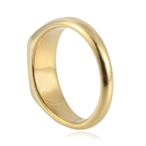 European American Style <b>Titanium</b> Steel Rectangular <b>Ring</b> Geometric Women's Fashion Jewelry Gift 24013 - Product Image 3