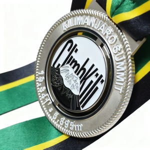 Medalla de Metal Personalizada por el Fabricante para Finalista en Oro y Plata, para Maratón 5K / 10K, Carrera, Ciclismo, Atletismo, Karate y Deportes - Product Image 5