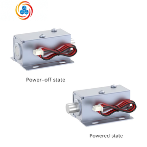SHMi LY01F Verrou de meuble, mini tige télescopique, électro-aimant, loquet électromagnétique DC5V/12V/24V, course de loquet 9,7 mm, serrure en zinc - Product Image 3