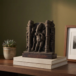 Vinayaki Female Ganesha Statue Handcrafted Hindu Temple <b>Art</b> - Product Image 2